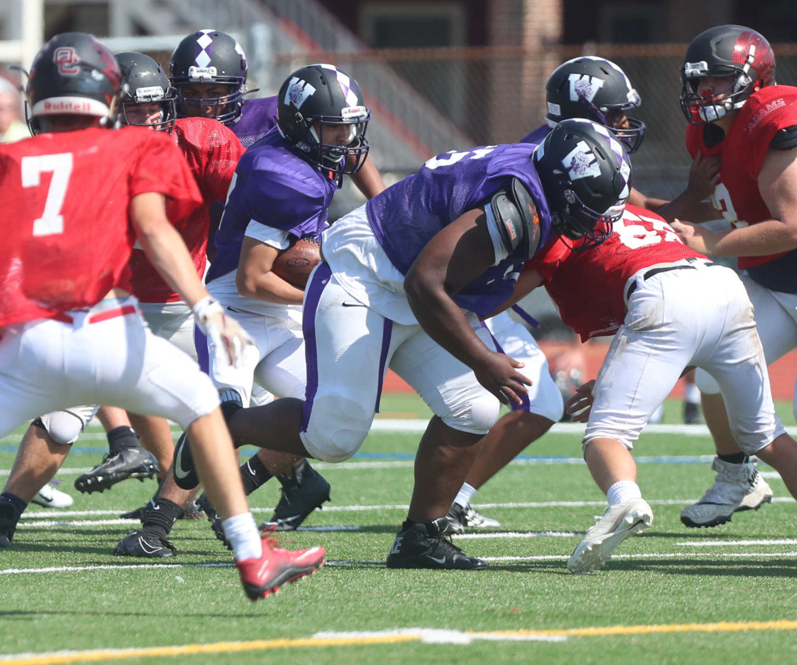 Ocean City Football scrimmage